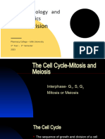 Human Bio and Genetics Week 3 Cell Division Mitosis and Meiosis