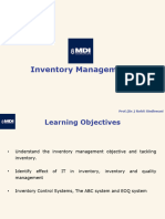 13.0 - Inventory Management