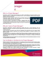 Project Manager Factsheet