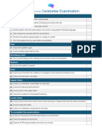 OSCE Checklist Cerebellar Examination