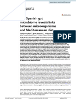 The Spanish Gut Microbiome Reveals Links Between Microorganisms and Mediterranean Diet