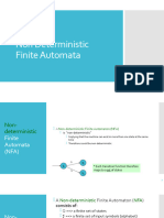 Non Deterministic Finite Automata (NFA)