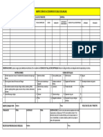 Formato de Inspección de Eslingas