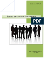 Evaluer Les Candidats Avec Éthique