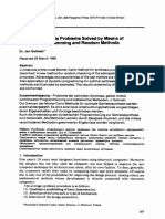 (1970) Optimal Synthesis Problems Solved by Means of Nonlinear Programming and Random Methods