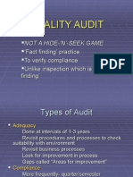 Quality Audit