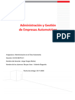 Administración y Gestión de Empresas Automotrices