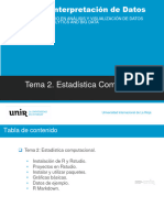 Tema 2. Estadística Computacional