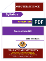 Syllabus: B. Sc. Computer Science