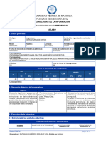 Syllabus - Estructura de Datos