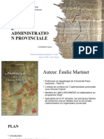 L' Administratio N Provinciale: TW123AHE - Littérature Et Vie Intellectuelle en Égypte Ancienne