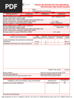 Póliza de Seguro de Vida Individual Protección Vida Hospitalaria