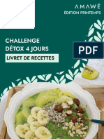 Recettes Challenge Detox Printemps - Amawé