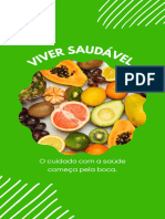 Alimentação Saudável Minimalista Verde Instagram Story