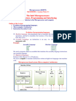 Intel Microprocessors Architecture Progr