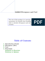 15.1 - Vector Calculus - Div & Curl