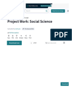 Project Work - Social Science - PDF - Sustainability - Sustainable Development