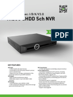 H.265 1HDD 5ch NVR: TC-R3105 Spec: I/B/K/V3.0