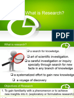 What Is Research