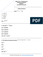 Coordinate Geometry