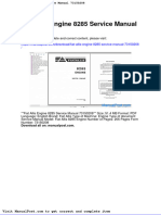 Fiat Allis Engine 8285 Service Manual 73150208