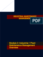 Module 2 Industrial Maintenance Manageme