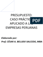 Presupuesto Caso Practico Aplicado A Las