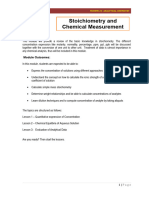 Module2 - Stoichiometry and Chemical Measurement