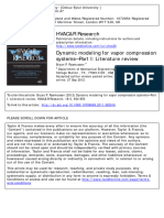 01 Dynamic Modelling For Vapour Compression Systems - Rasmussen