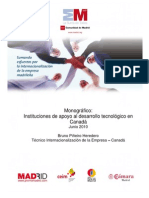 Monográfico: Instituciones Tecnológicas en Canadá