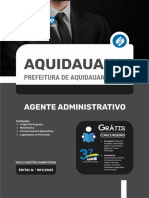 Concurso Público Aquidauana/MS Agente Administração