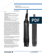 General Specifications: Model FU20 Widebody Type pH/ORP Sensor