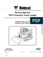 Bobcat T870 Compact Track Loader Service Repair Manual (SN B47C11001 and Above)