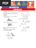 Areas para Segundo Grado de Secundaria