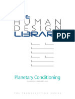 Planetary Conditioning