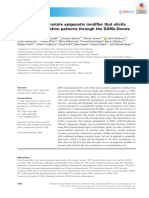 Sarcosine Is A Prostate Epigenetic Modifier That Elicits Aberrant Methylation Patterns Through The Same-Dnmts Axis