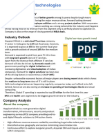 Happiest Mind Technologies: Investment Summary