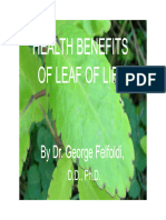 2023 - George Felfoldi (eBook-Herbs) Health Benefits of Leaf of Life, 126 Pages