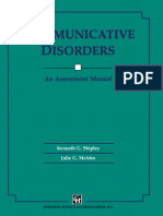 Vdoc - Pub Communicative Disorders An Assessment Manual