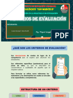 Criterios de Evaluacion - Grupo V