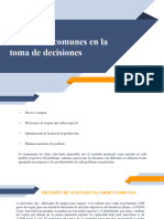 Costos e Ingresos Relevantes en La Toma de Decision de Corto Plazo