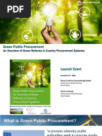 An Overview of Green Reforms in Country Procurement Systems