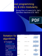 Structure and Modular Programming