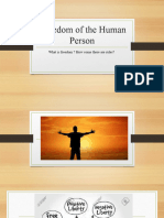 Freedom of The Human Person Group 2