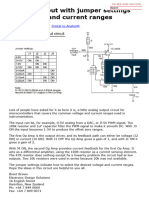 Analog Output With Jumper Settings For Voltage and Current Ranges