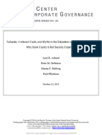 Admati Et Al. Fallacies, Irrelevant Facts, and Myths in The Discussion of Capital Regulation. Why Bank Equity Is Not Socially Expensive