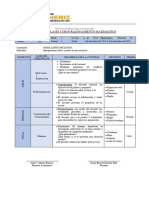 Sesion de Aprendizaje Quinto