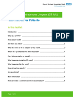 RAD026 Having A CT Intravenous Urogram CT IVU