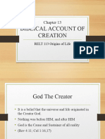 13 - Biblical Account of Creation