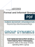 Chapter12.Formal & Informal Organization